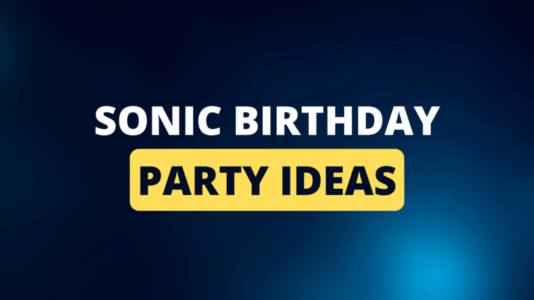 Awesome Sonic The Hedgehog Party Ideas